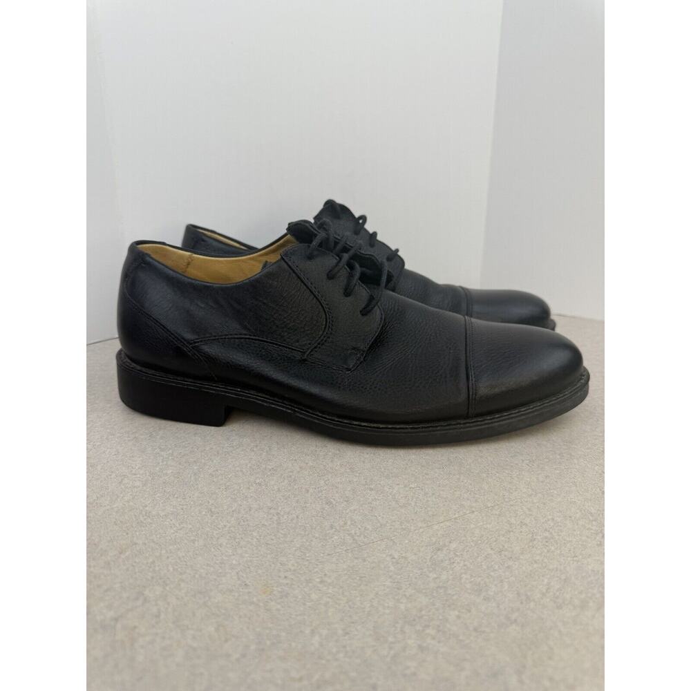 Men’s Studio Belvedere Black Leather Oxford‎ Dress Shoes Size 9 D Brazil